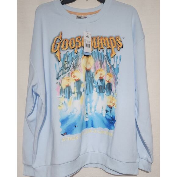 Goosebumps Jack-O-Lantern sweatshirt women's XXL - Picture 2 of 6